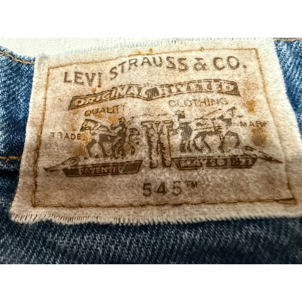 Levi's 545 Loose/Taper Fit Vintage 1997 Brown Tab  32 X 32 Unisex Denim Retro